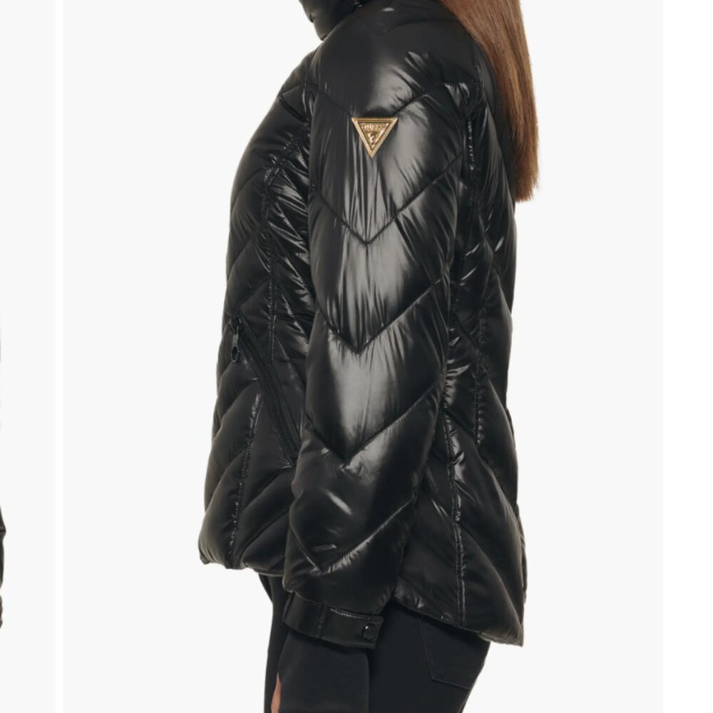 GUESS Quilted Puffer Jacket - Picture 2 of 3